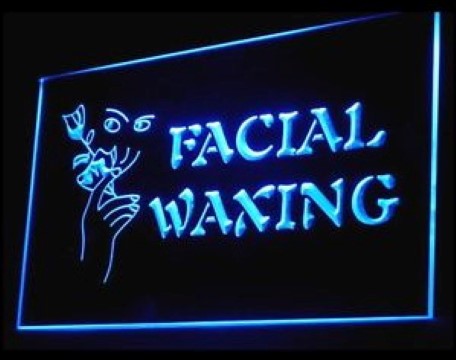 Facial Waxing Salon LED Neon Sign